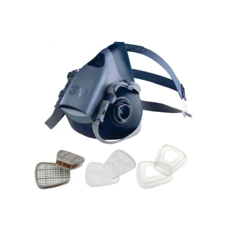 Polobrazna maska 3M 7523M komplet A2P3 - slika 2